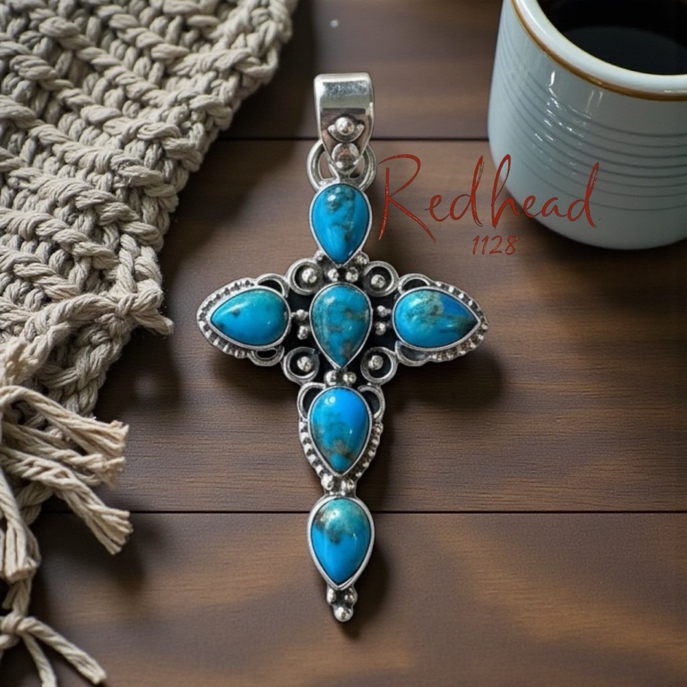 Sterling Silver Turquoise Pendant